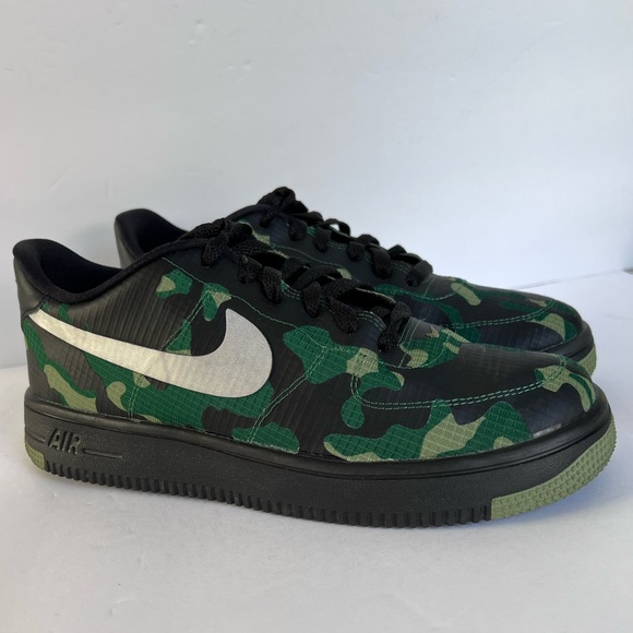 Nike Air Force 1 Ultraforce SE GS 'Camo Ripstop' 859340-002 Youth Size 6.5 - Picture 6 of 15